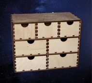 Комод 7 ящиков (3+2+2) 21х16х11,5