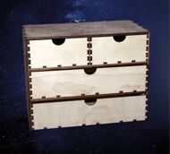 Комод 4 ящика (2+1+1) 21х16х11,5